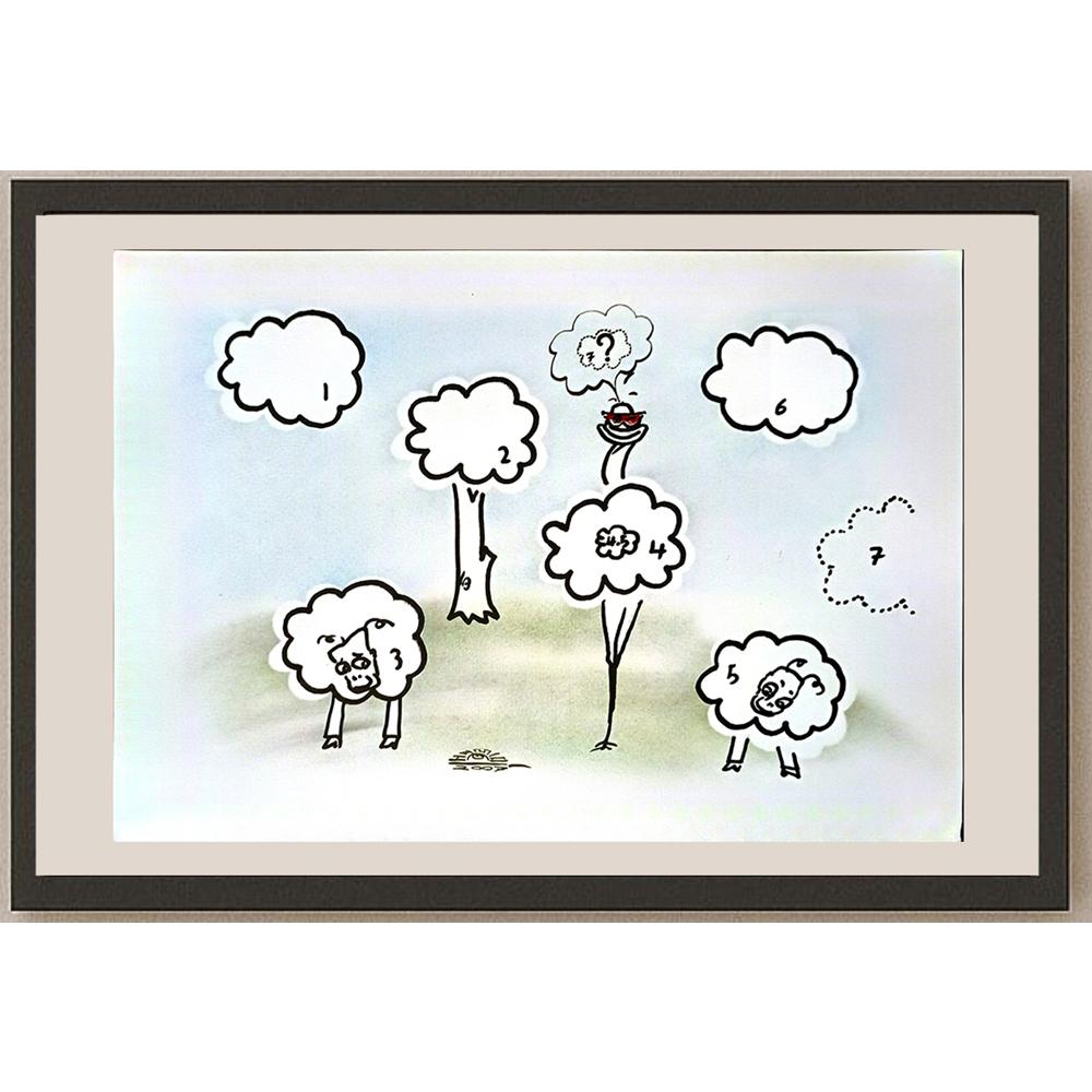 Hamid Bateni 29x21cm Orijinal Karikatür BOD04539