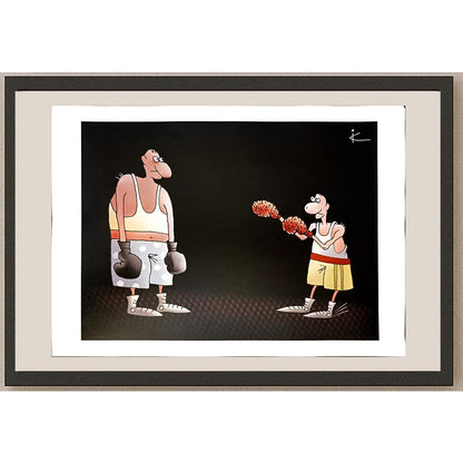 Ilya Katz 29x21cm Orijinal Karikatür BOD04544