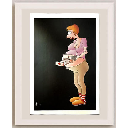 Ilya Katz 29x21cm Orijinal Karikatür BOD04547