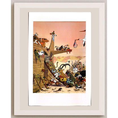 Michel Kichka 43x30cm Orijinal Karikatür BOD04552