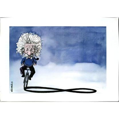 Michel Kichka 43x30cm Orijinal Karikatür BOD04554