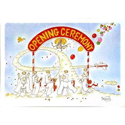 Harumi Imahase 43x30cm Orijinal Karikatür BOD04560