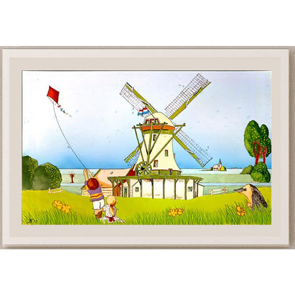 Frans Mensink 38x25cm Orijinal Karikatür BOD04562