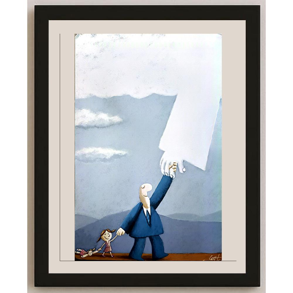Marcio Lette Silva 43x30cm Orijinal Karikatür BOD04563
