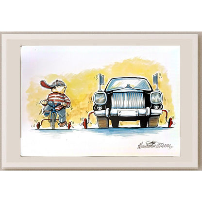 Goran Celicanin 29x21cm Orijinal Karikatür BOD04568