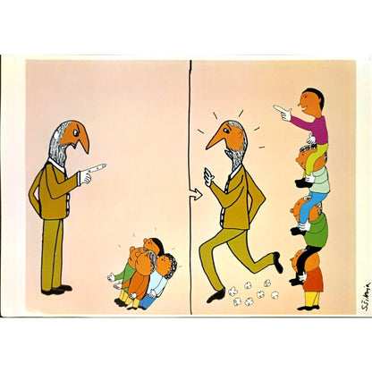Severin Sikanja 29x21cm Orijinal Karikatür BOD04572