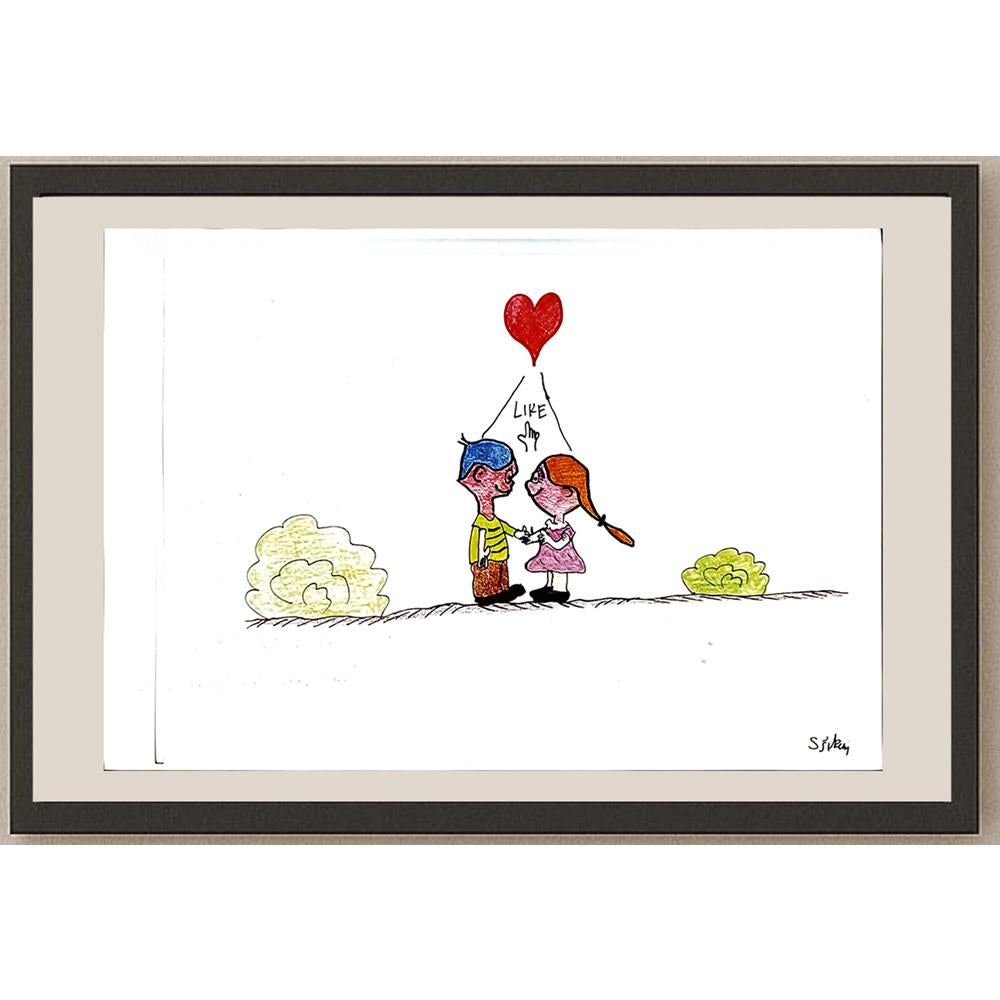 Severin Sikanja 29x21cm Orijinal Karikatür BOD04574