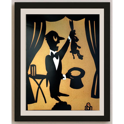 Abraham Averbuch Ash 26x19cm Orijinal Karikatür BOD04579