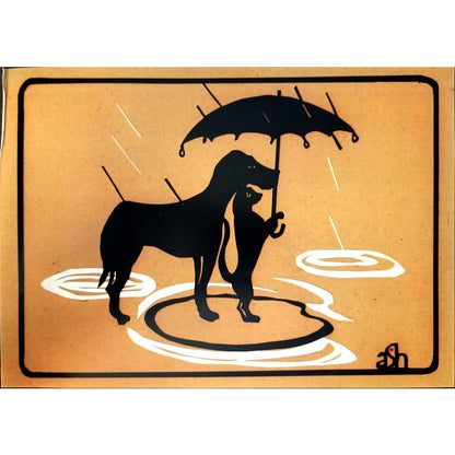 Abraham Averbuch Ash 29x21cm Orijinal Karikatür BOD04581