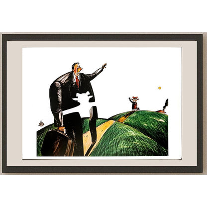 Darko Drlevic 29x21cm Orijinal Karikatür BOD04582