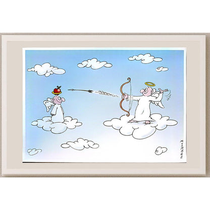 Ali Miraee 29x21cm Orijinal Karikatür BOD04588