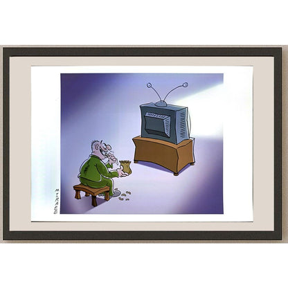 Ali Miraee 29x21cm Orijinal Karikatür BOD04590