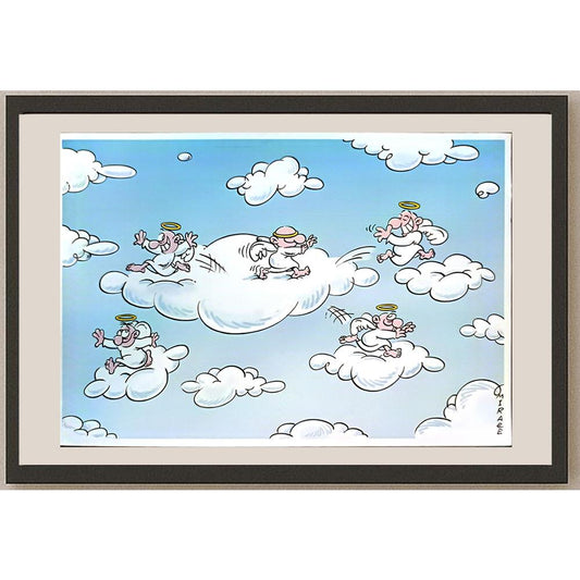 Ali Miraee 29x21cm Orijinal Karikatür BOD04591