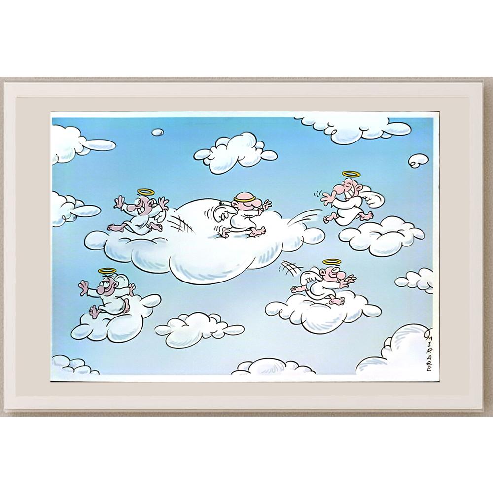 Ali Miraee 29x21cm Orijinal Karikatür BOD04591