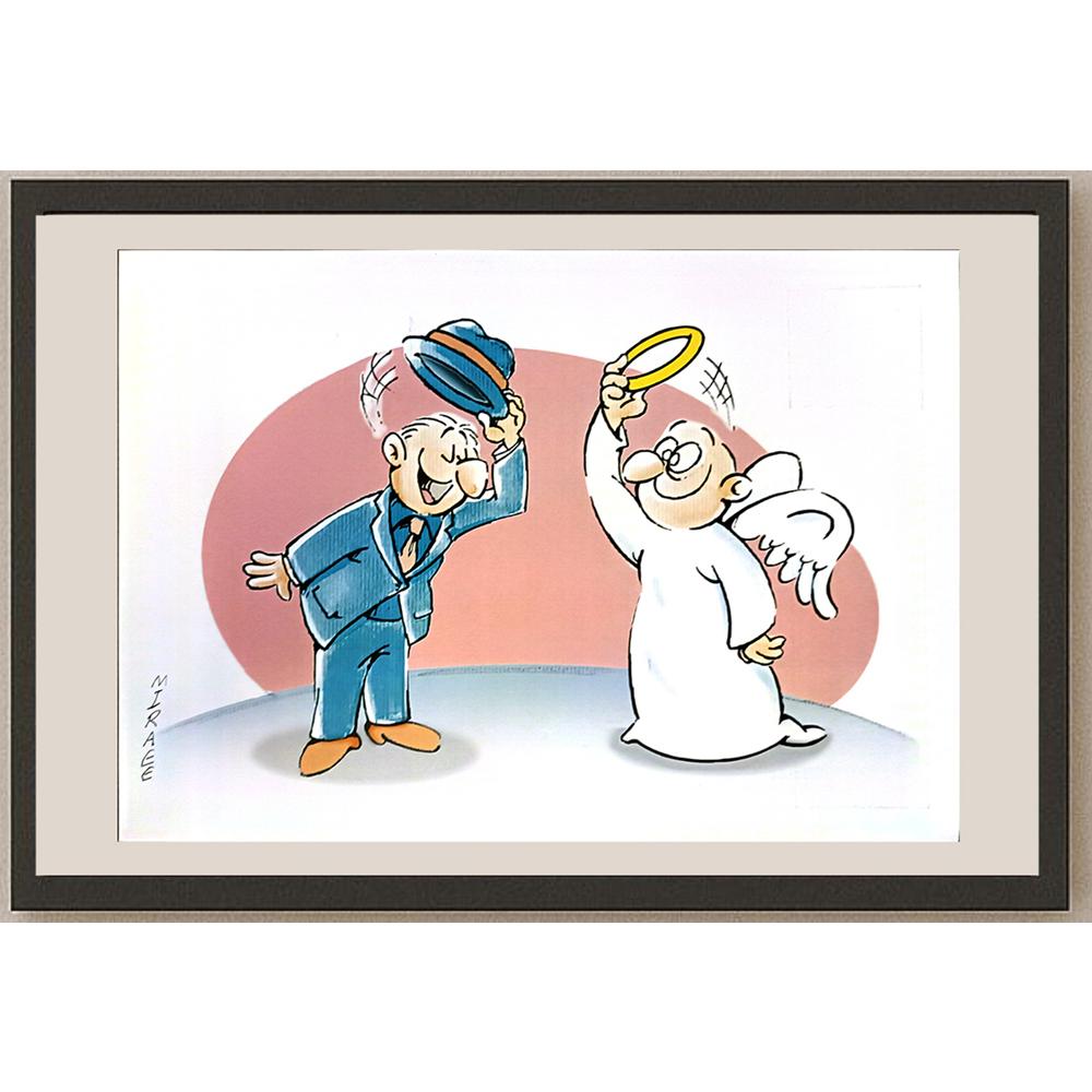 Ali Miraee 29x21cm Orijinal Karikatür BOD04592