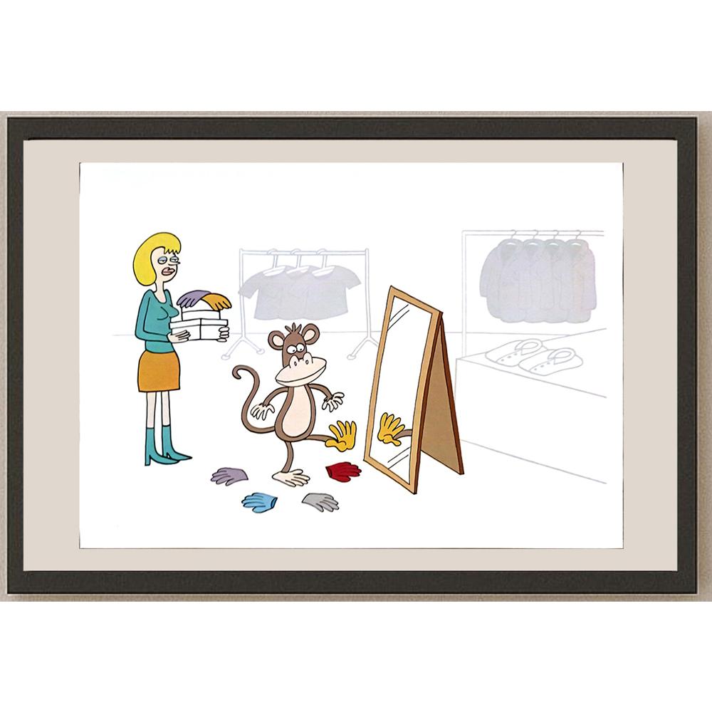 Dieter Bevers 29x21 Orijinal Karikatür BOD04597