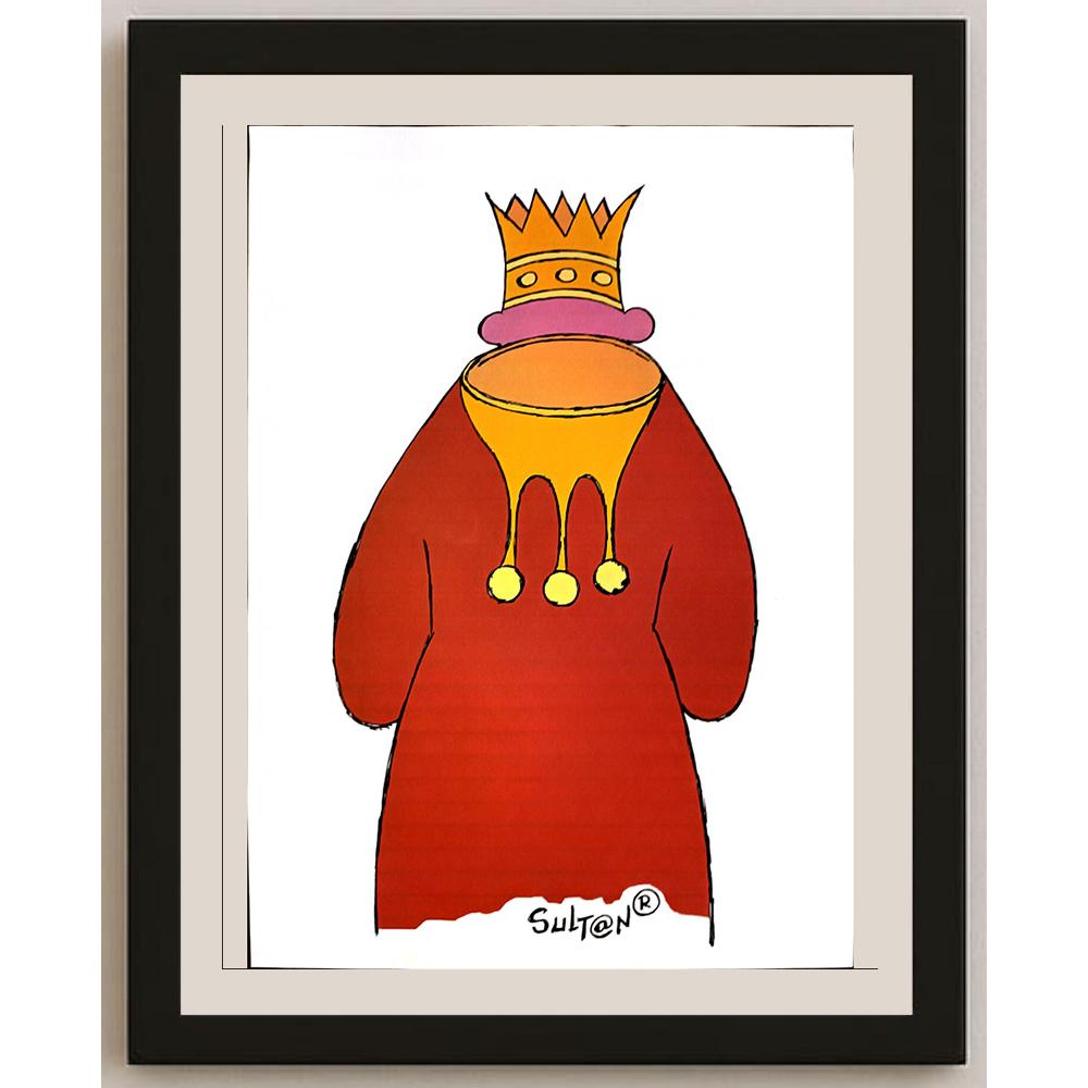 Reshad Sultanovic 29x21cm Orijinal Karikatür BOD04600