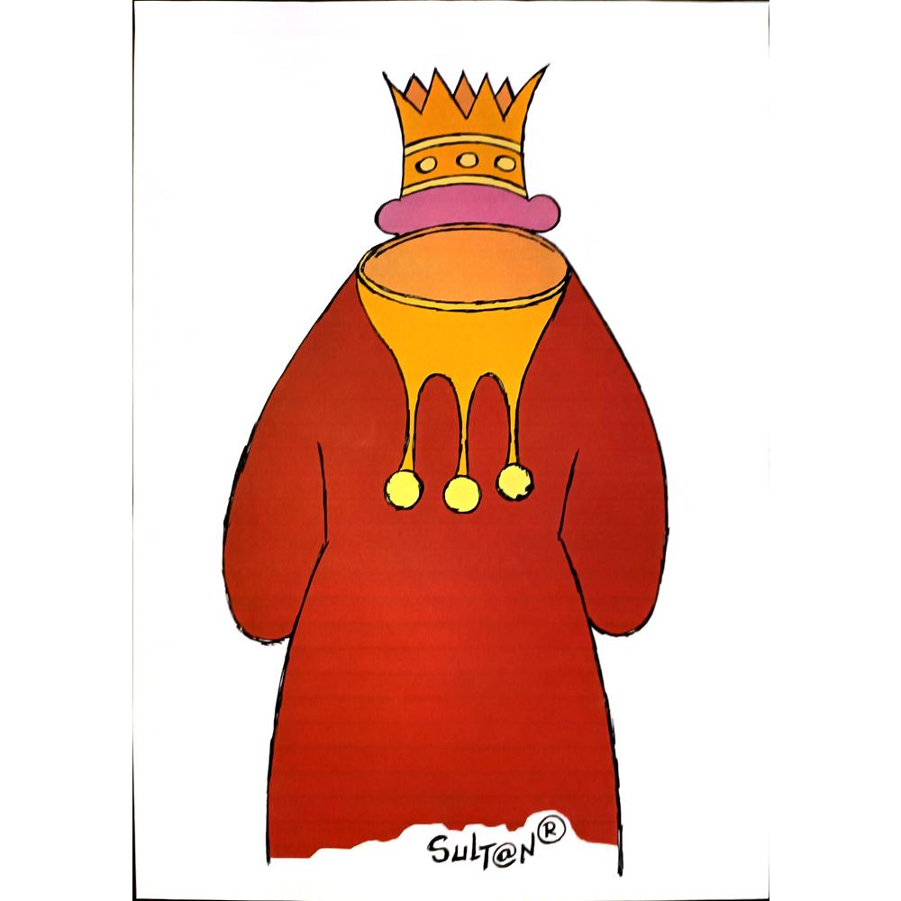 Reshad Sultanovic 29x21cm Orijinal Karikatür BOD04600