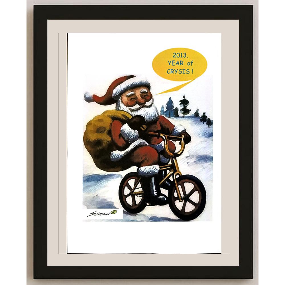Reshad Sultanovic 29x21cm Orijinal Karikatür BOD04601