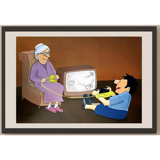 Sonay Yılmaz 29x21cm Orijinal Karikatür BOD04602