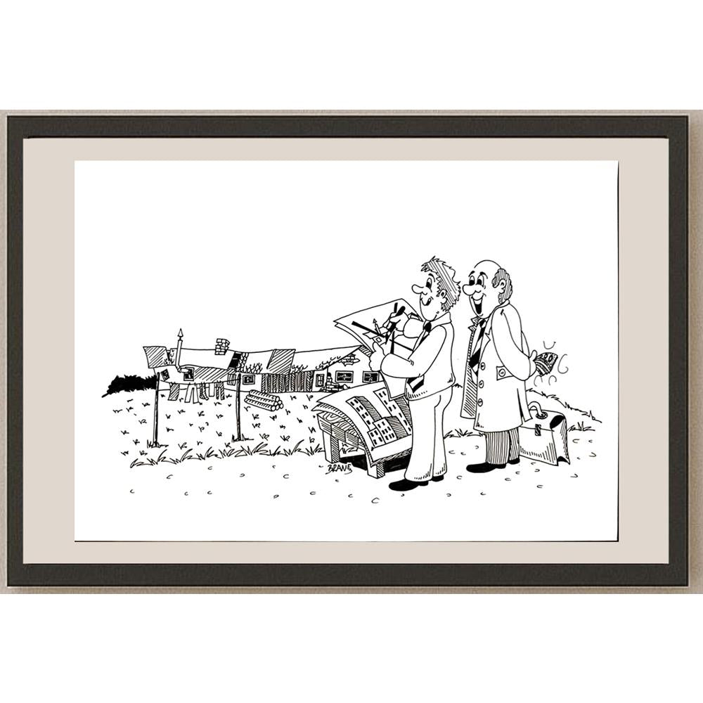 Branko Zupanic 29x21cm Orijinal Karikatür BOD04613