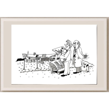 Branko Zupanic 29x21cm Orijinal Karikatür BOD04613