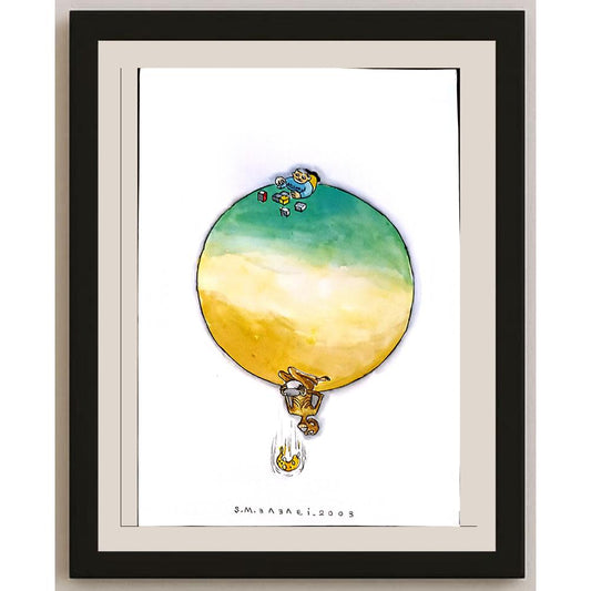 Smaeil Babaei 33x25cm Orijinal Karikatür BOD04621