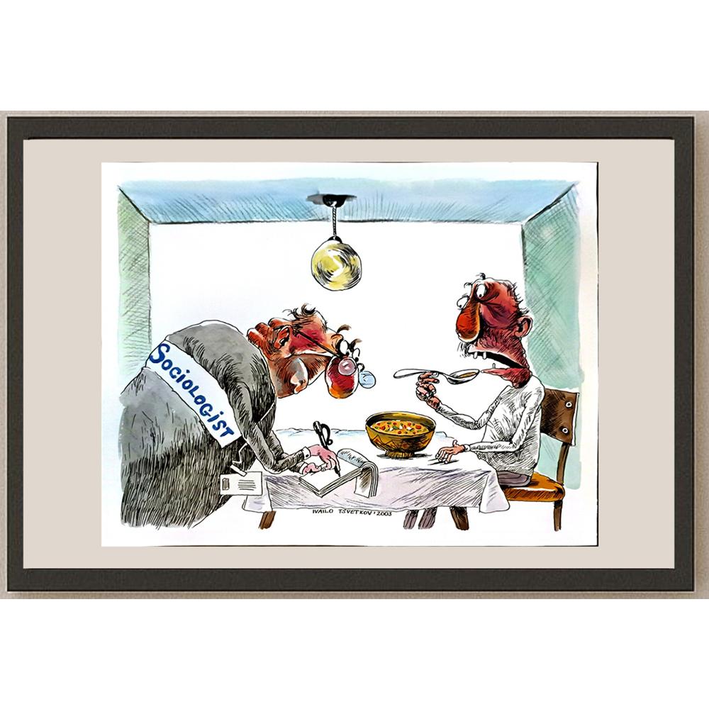 Ivailo Tsvetkov 33x25cm Orijinal Karikatür BOD04625