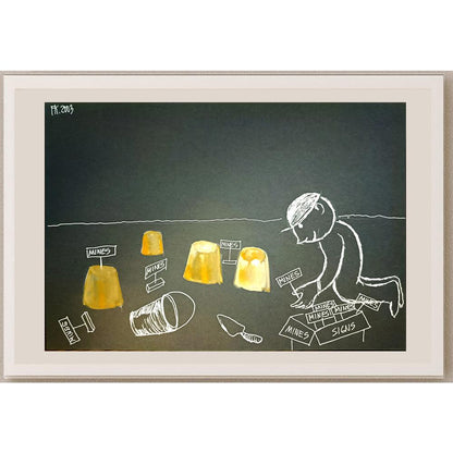 Fedor Kritovak 29x21cm Orijinal Karikatür BOD04630