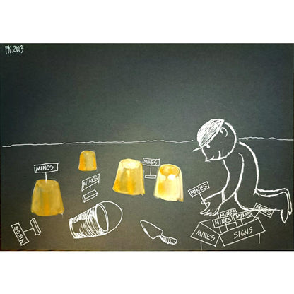 Fedor Kritovak 29x21cm Orijinal Karikatür BOD04630