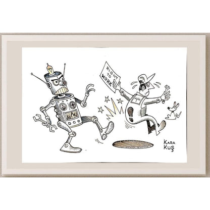 Ivan Karakosevic 35x25cm Orijinal Karikatür BOD04632