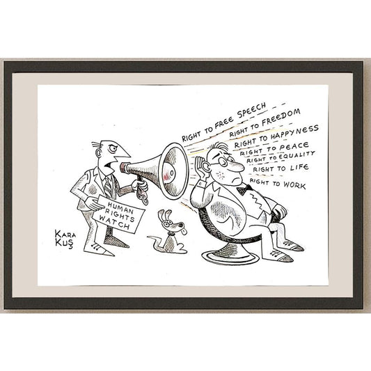 Ivan Karakosevic 35x25cm Orijinal Karikatür BOD04634