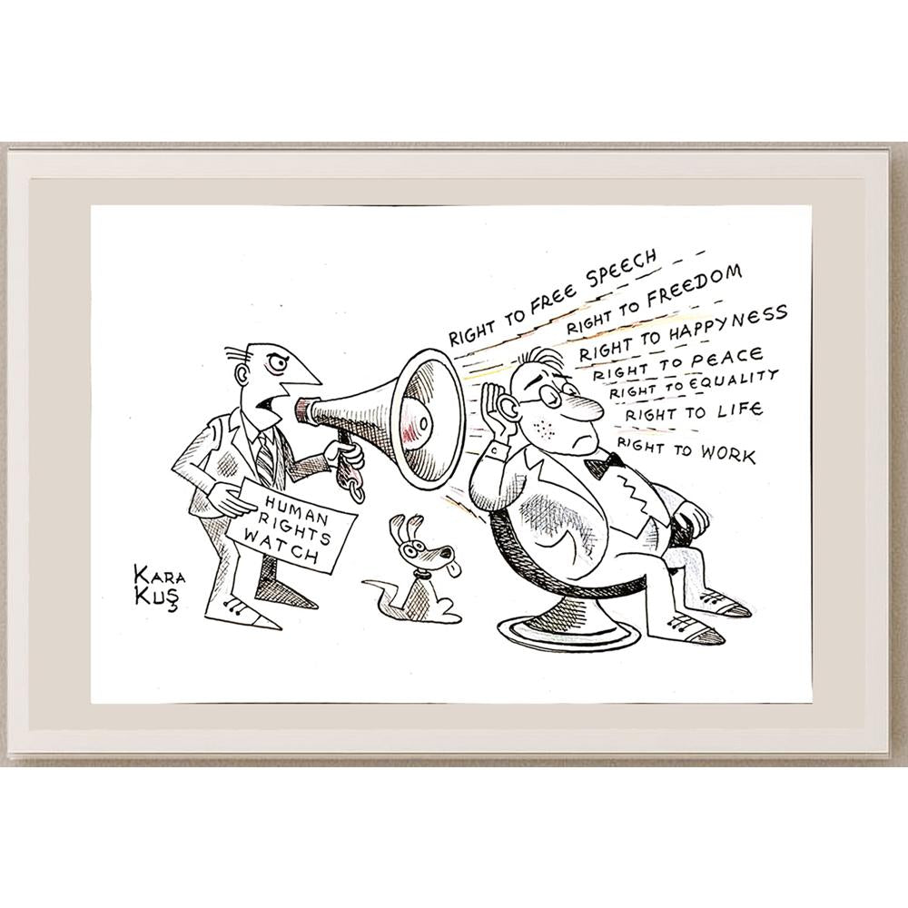 Ivan Karakosevic 35x25cm Orijinal Karikatür BOD04634