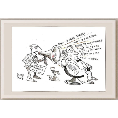 Ivan Karakosevic 35x25cm Orijinal Karikatür BOD04634