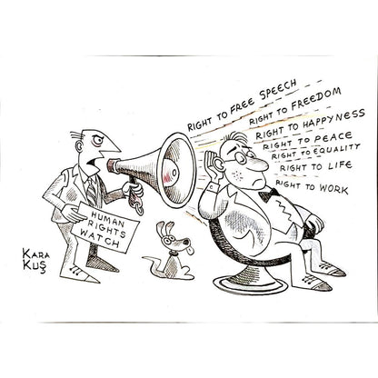 Ivan Karakosevic 35x25cm Orijinal Karikatür BOD04634