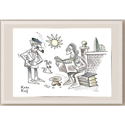Ivan Karakosevic 35x25cm Orijinal Karikatür BOD04635