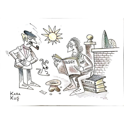 Ivan Karakosevic 35x25cm Orijinal Karikatür BOD04635