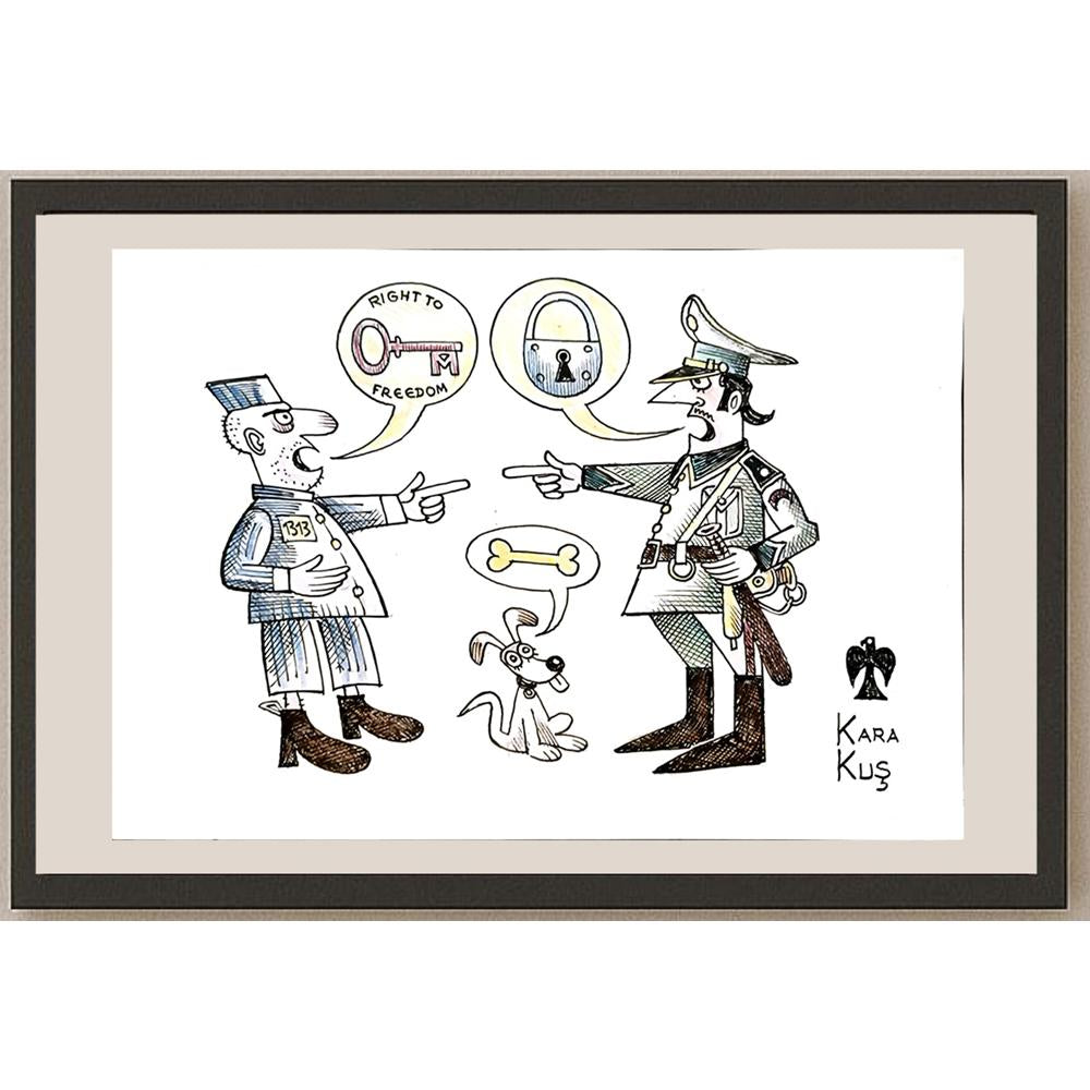 Ivan Karakosevic 35x25cm Orijinal Karikatür BOD04636