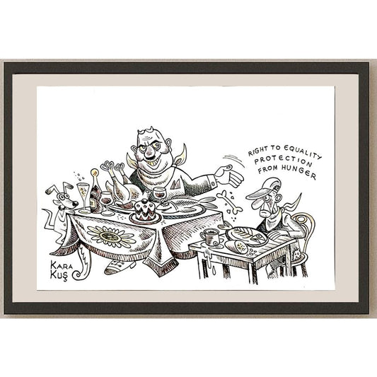 Ivan Karakosevic 35x25cm Orijinal Karikatür BOD04637