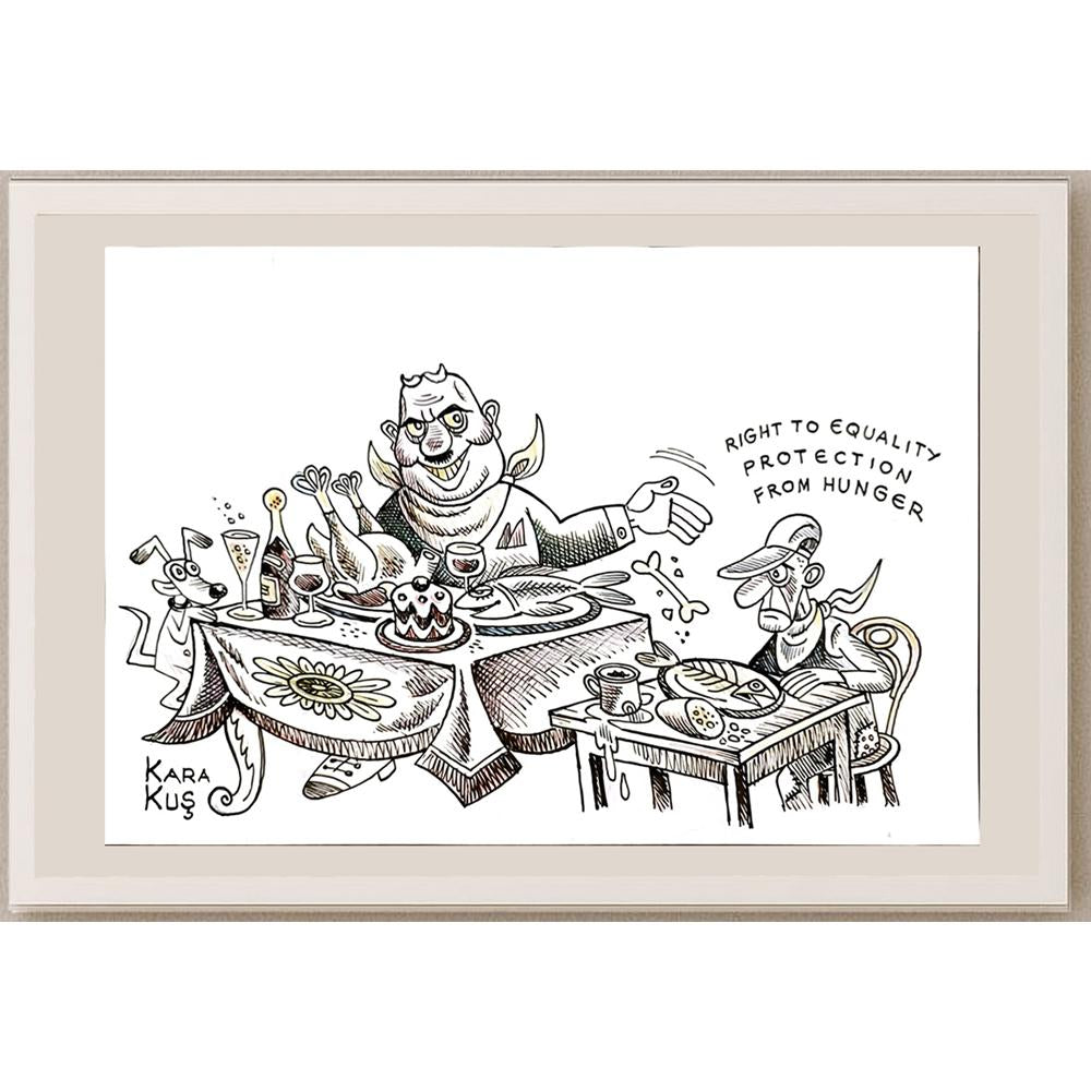 Ivan Karakosevic 35x25cm Orijinal Karikatür BOD04637