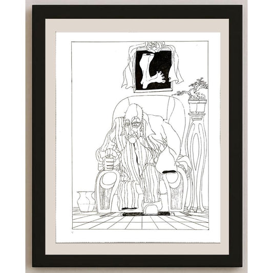 Cheng Zhen Lin 35x28cm Orijinal Karikatür BOD04642