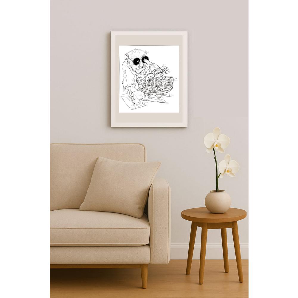Tsvetomir Veleshky 31x29cm Orijinal Karikatür BOD04643