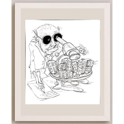 Tsvetomir Veleshky 31x29cm Orijinal Karikatür BOD04643