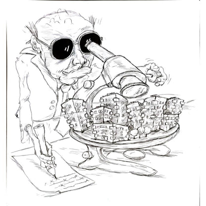 Tsvetomir Veleshky 31x29cm Orijinal Karikatür BOD04643