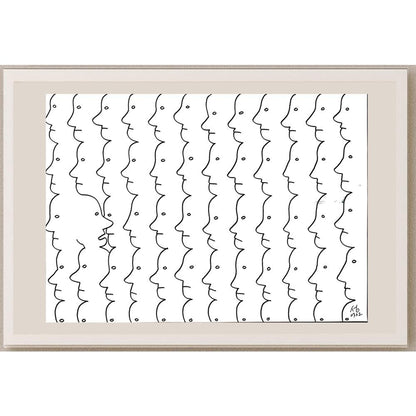 Sung Jou Kim 35x25cm Orijinal Karikatür BOD04644