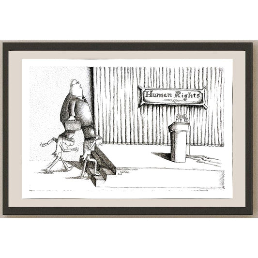 Nahid Maghdoud 35x25cm Orijinal Karikatür BOD04646