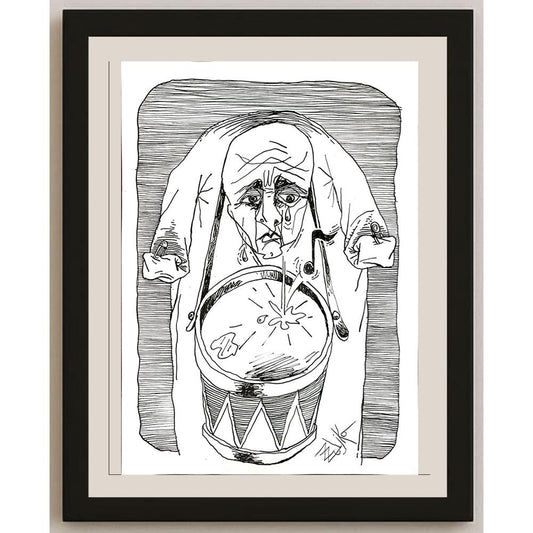 Zoran Zeljko 43x30cm Orijinal Karikatür BOD04647
