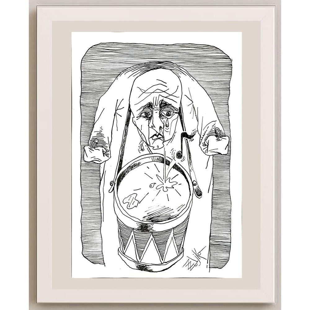 Zoran Zeljko 43x30cm Orijinal Karikatür BOD04647