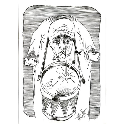 Zoran Zeljko 43x30cm Orijinal Karikatür BOD04647
