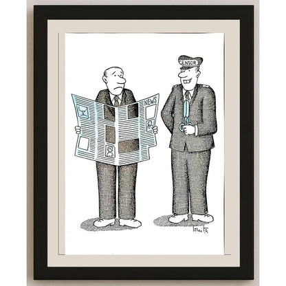 Nicolae Ionita 43x30cm Orijinal Karikatür BOD04649
